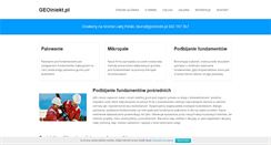 Desktop Screenshot of geoiniekt.pl